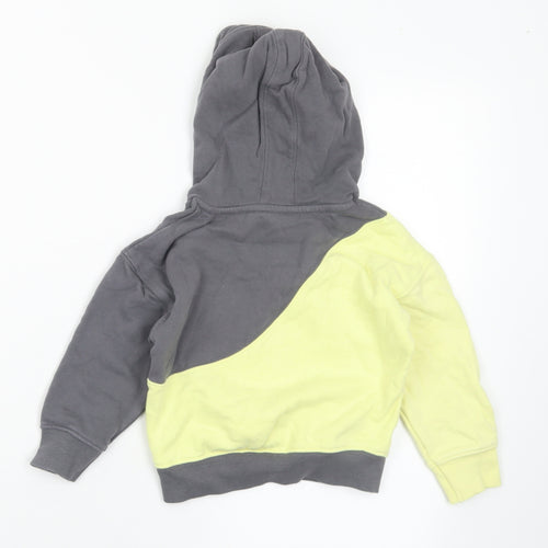 Primark Girls Yellow  Cotton Pullover Hoodie Size 3-4 Years   - be you