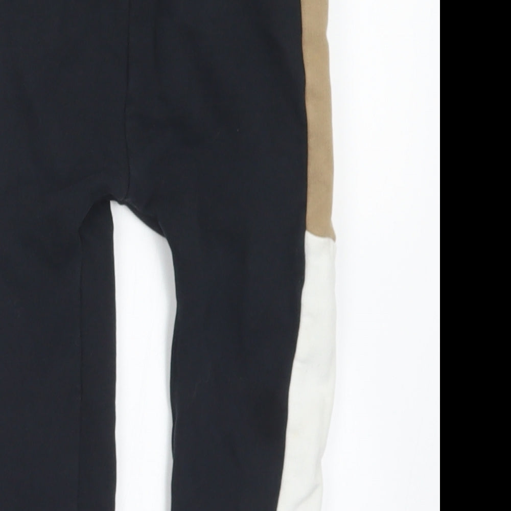 NEXT Boys Black  Cotton Jogger Trousers Size 2-3 Years  Regular