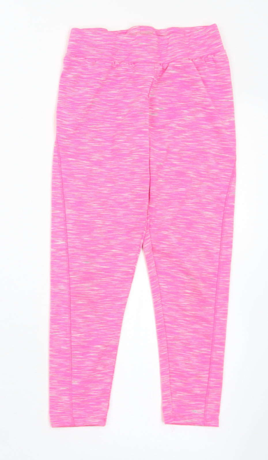 Primark Girls Pink  Polyester Pedal Pusher Trousers Size 10-11 Years  Regular