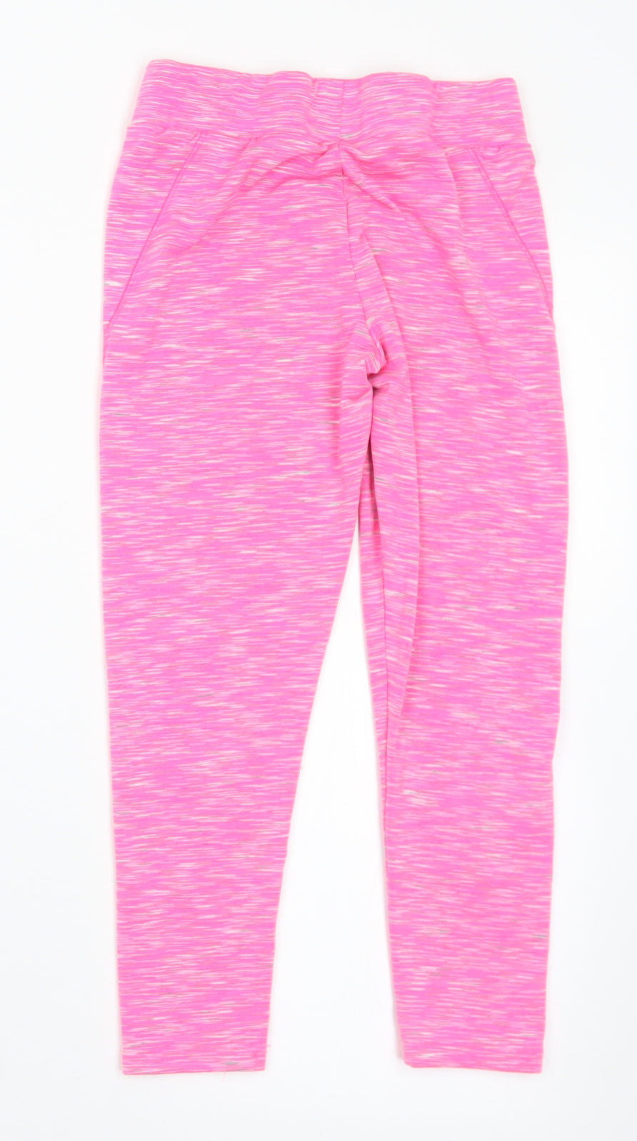 Primark Girls Pink  Polyester Pedal Pusher Trousers Size 10-11 Years  Regular