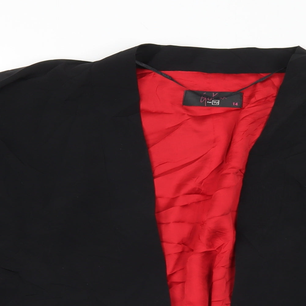 TU Womens Black   Jacket  Size 14