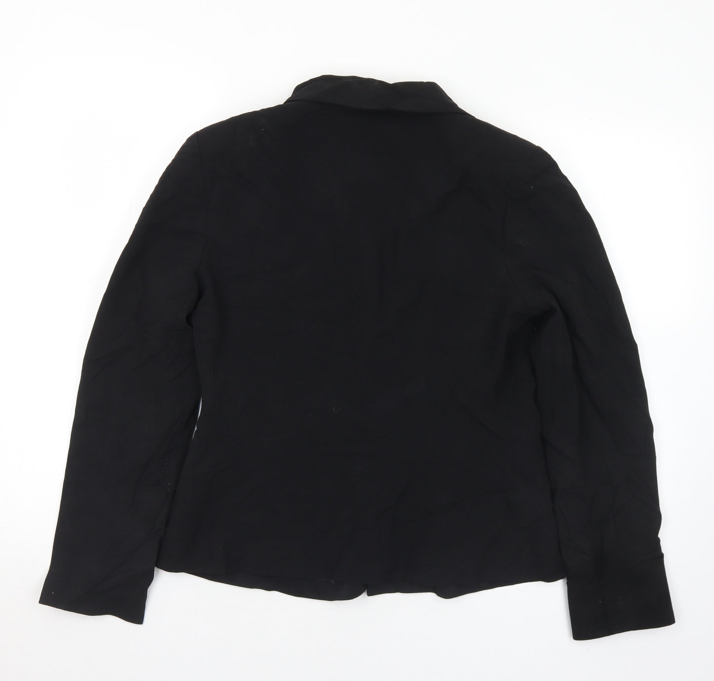 Berkertex Womens Black  Polyester Jacket Suit Jacket Size 12