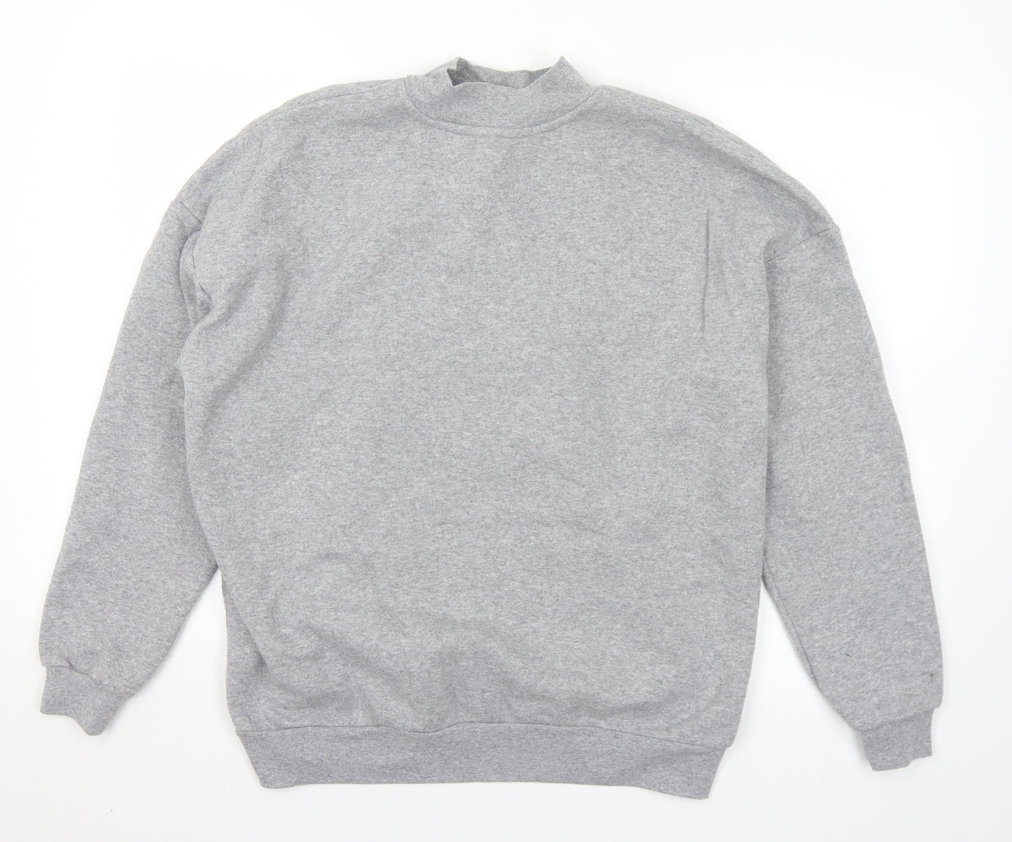 Topshop Womens Grey  Polyester Pullover Sweatshirt Size 12   - I've had better days