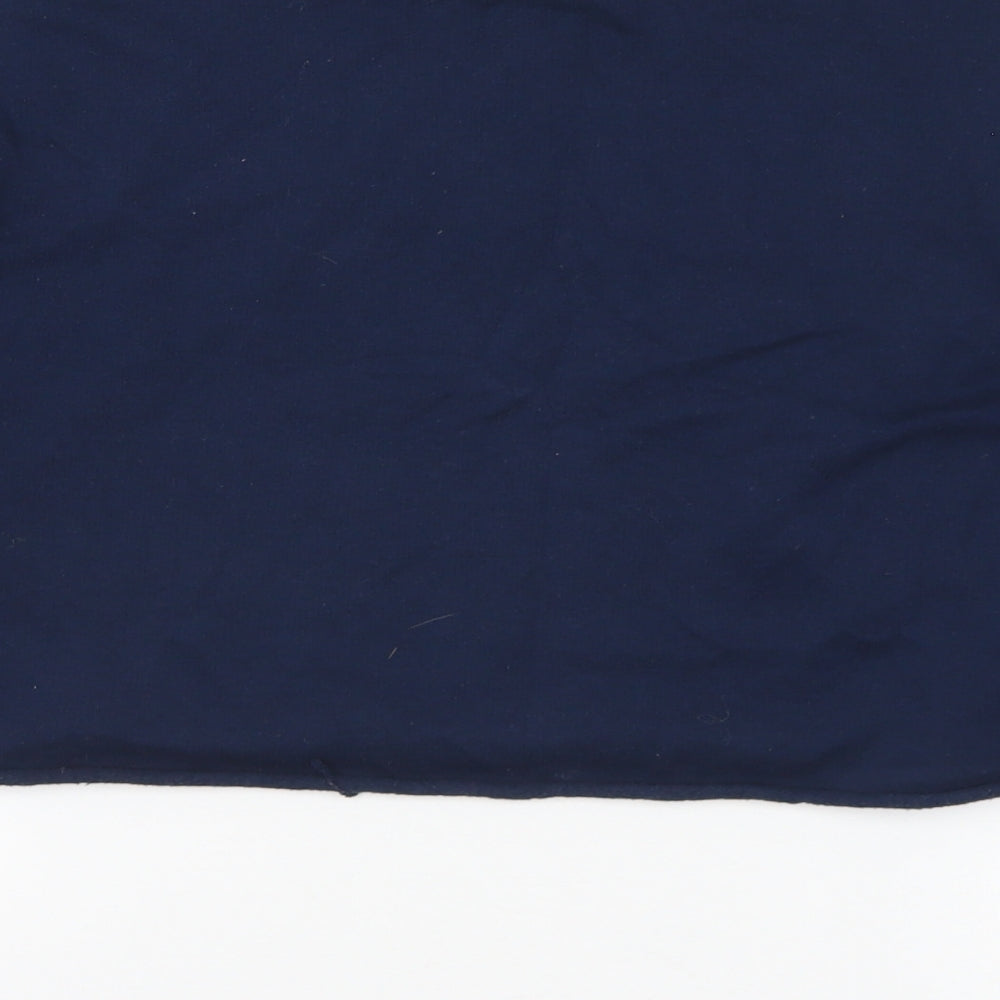 Divided Womens Blue  Cotton Pullover Sweatshirt Size M   - Cropped