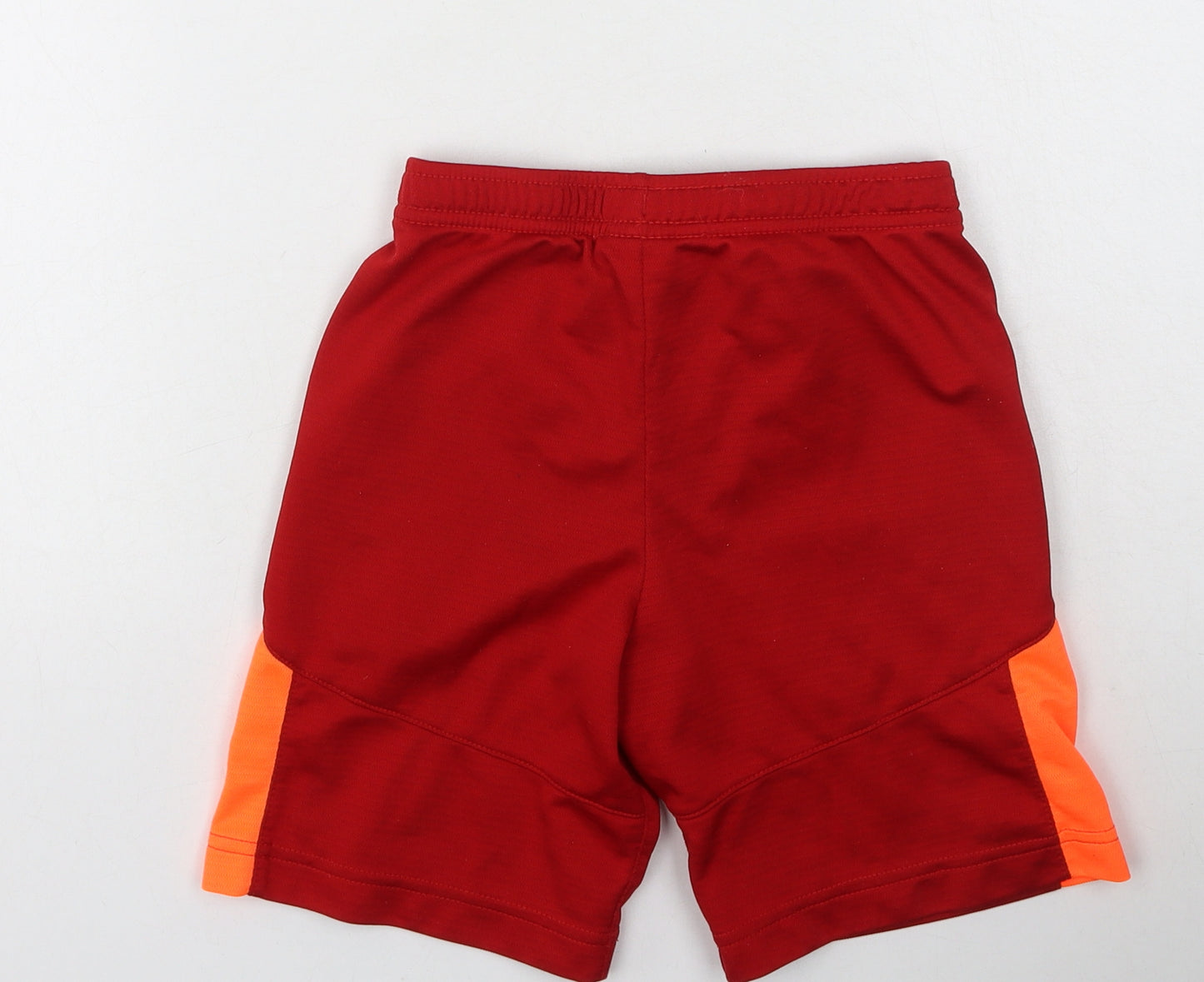 Nike Boys Red  Polyester Sweat Shorts Size 7 Years  Regular