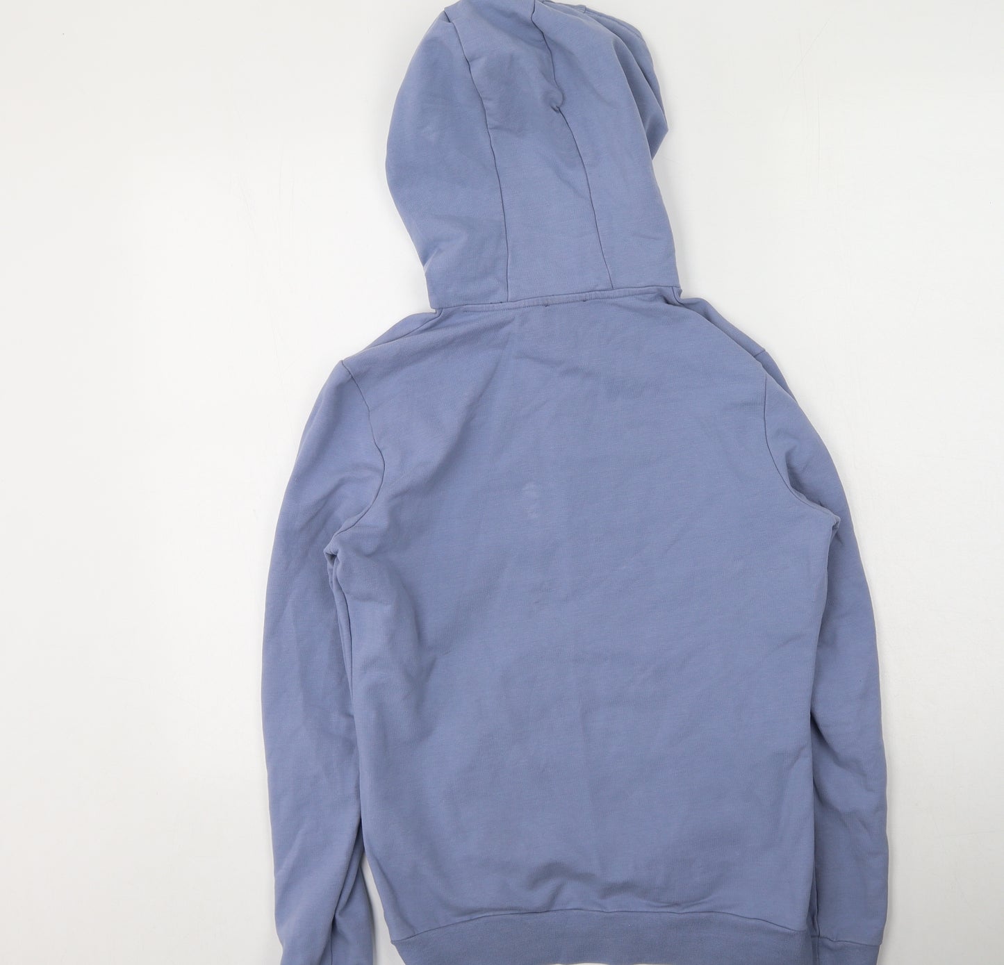 Emporio Armani Ea7 Womens Blue  Polyester Pullover Hoodie Size M