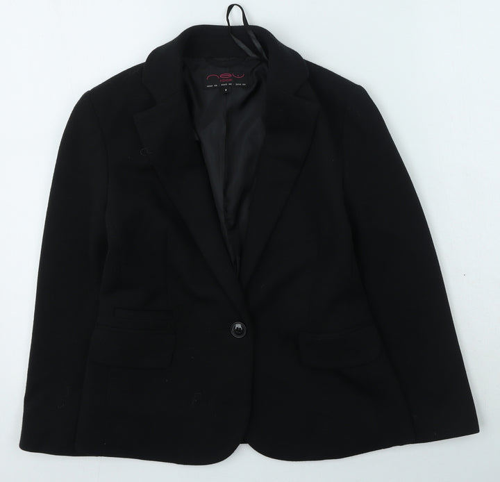 New Look Womens Black Jacket Size 8
