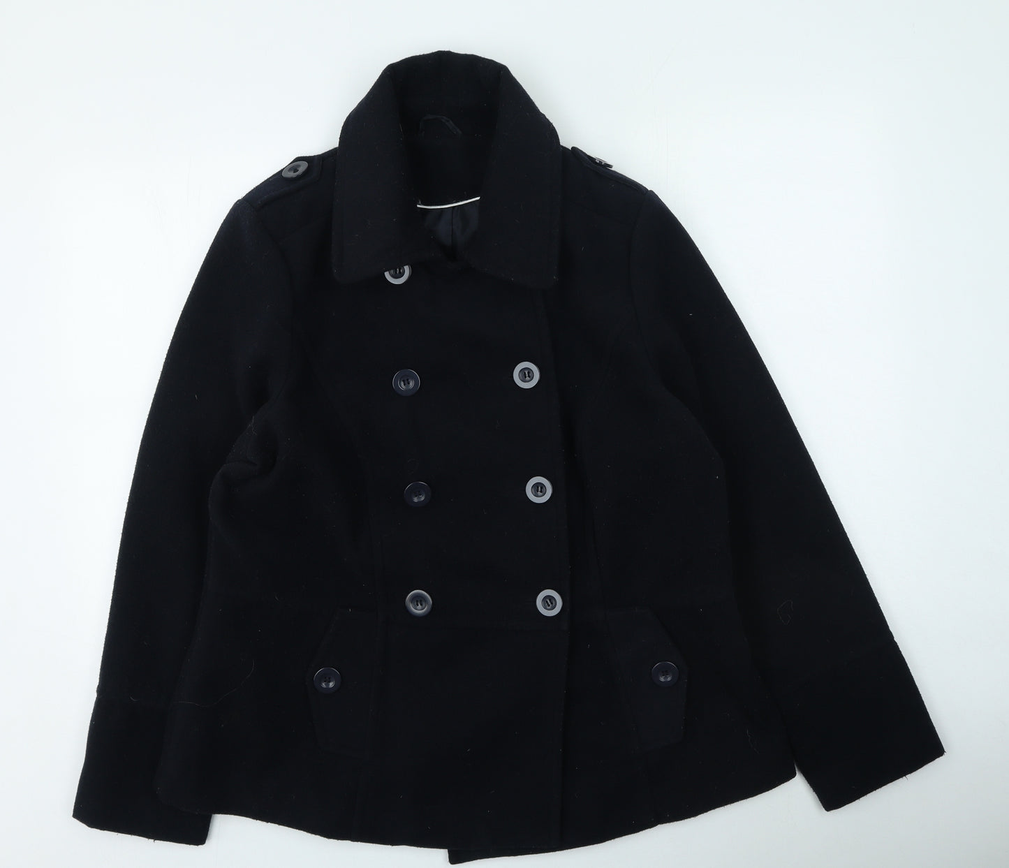 Preworn Womens Blue   Trench Coat Coat Size 20