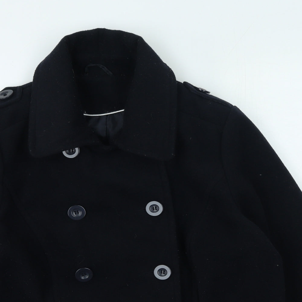 Preworn Womens Blue   Trench Coat Coat Size 20