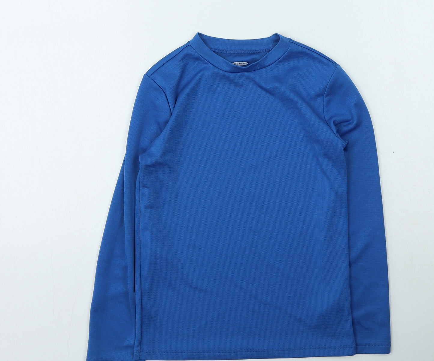 Old Navy Boys Blue  Polyester Basic Casual Size 8 Years Round Neck