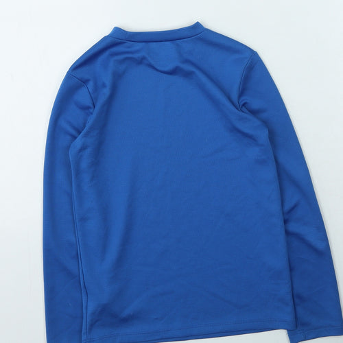 Old Navy Boys Blue  Polyester Basic Casual Size 8 Years Round Neck