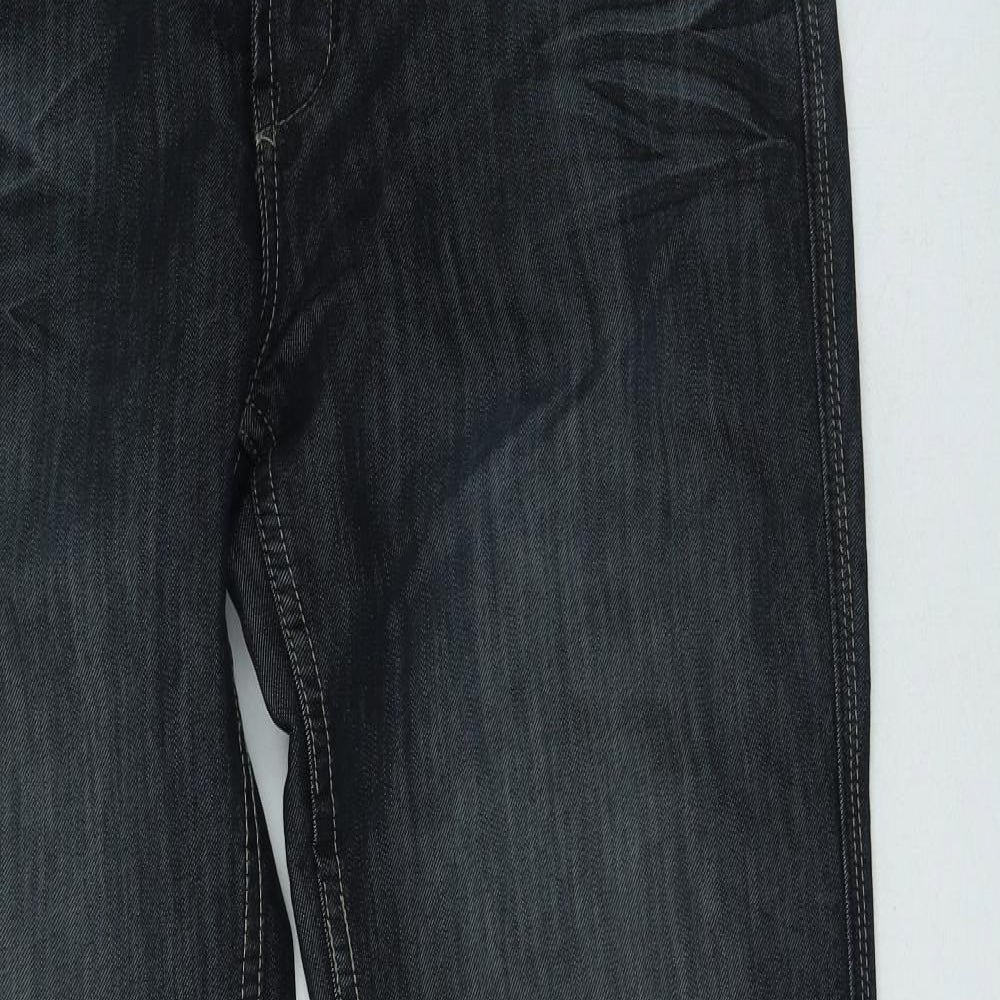 Preworn Mens Blue  Cotton Straight Jeans Size 34 in L32 in Regular
