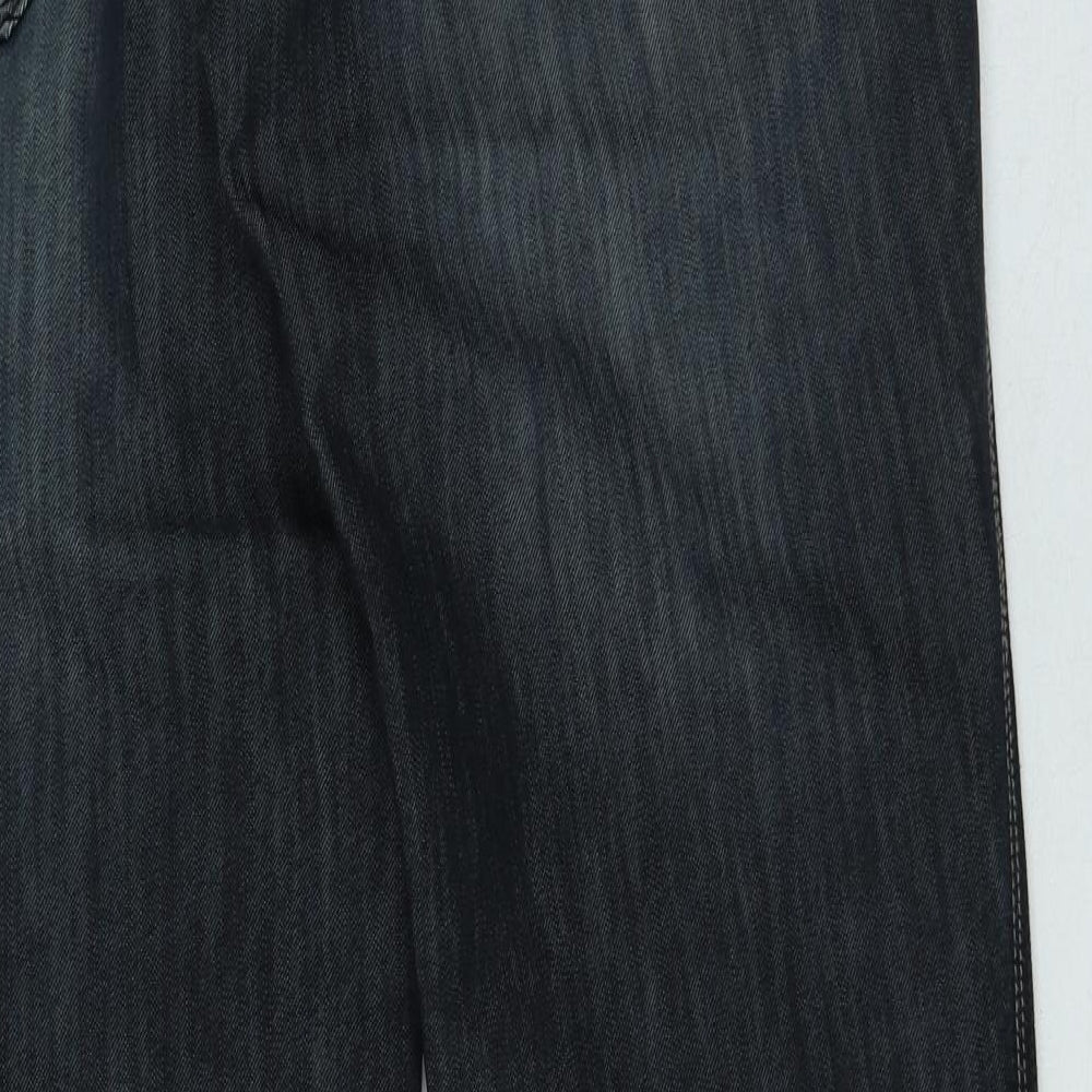Preworn Mens Blue  Cotton Straight Jeans Size 34 in L32 in Regular