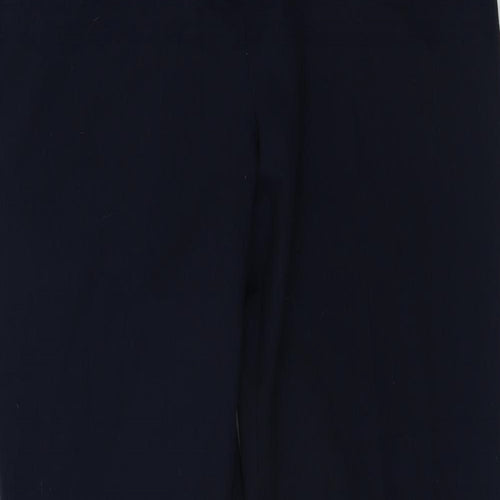 Dunnes Stores Womens Blue  Polyester Trousers  Size 14 L28 in Regular