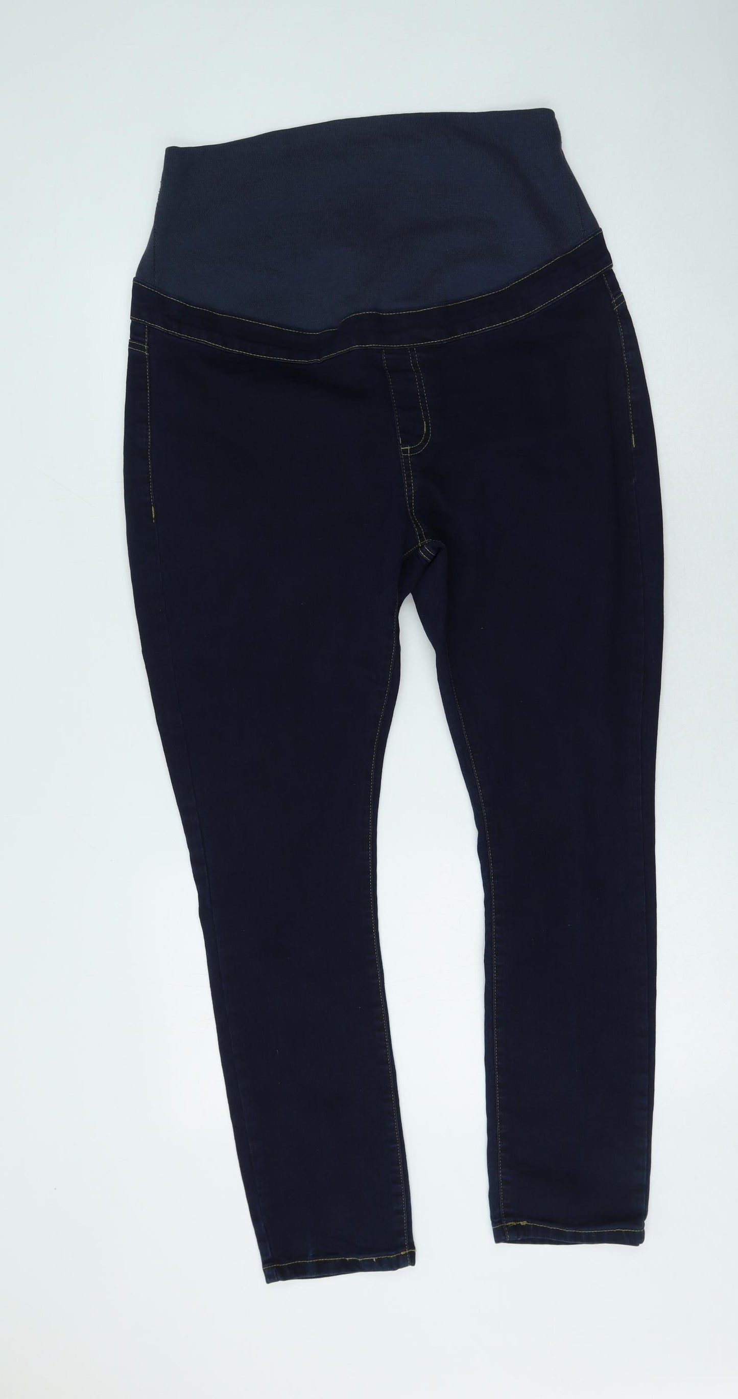 Boohoo Womens Blue  Cotton Jegging Jeans Size 16 L27 in Regular