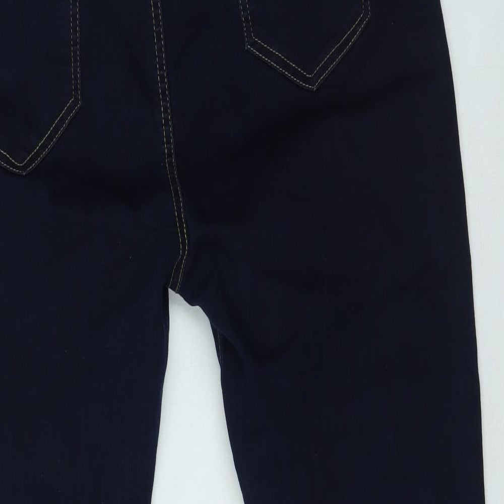 Boohoo Womens Blue  Cotton Jegging Jeans Size 16 L27 in Regular