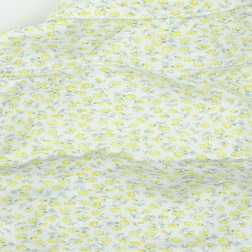F&F Girls Yellow Floral  Jacket  Size 0-3 Months