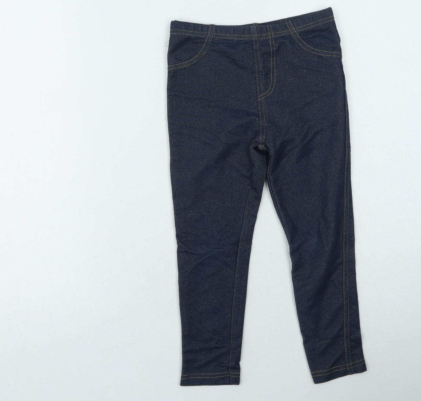 Primark  Girls Blue  Cotton Jegging Jeans Size 5-6 Years  Regular