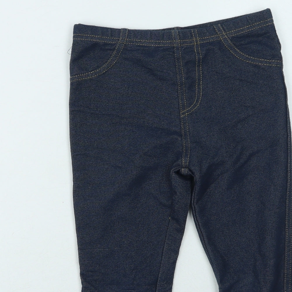 Primark  Girls Blue  Cotton Jegging Jeans Size 5-6 Years  Regular