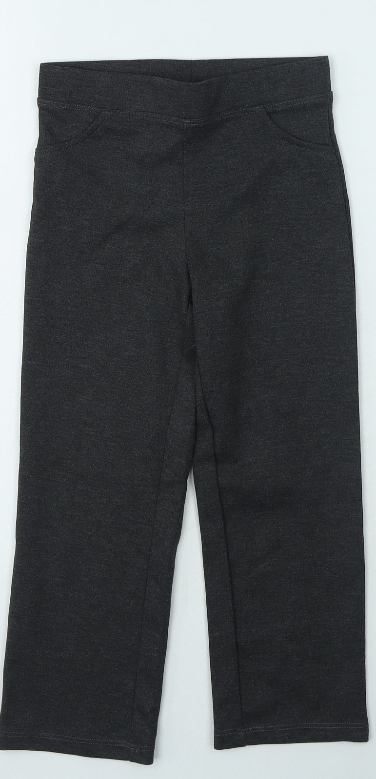 TU Girls Grey  Polyester Jegging Trousers Size 5 Years  Regular