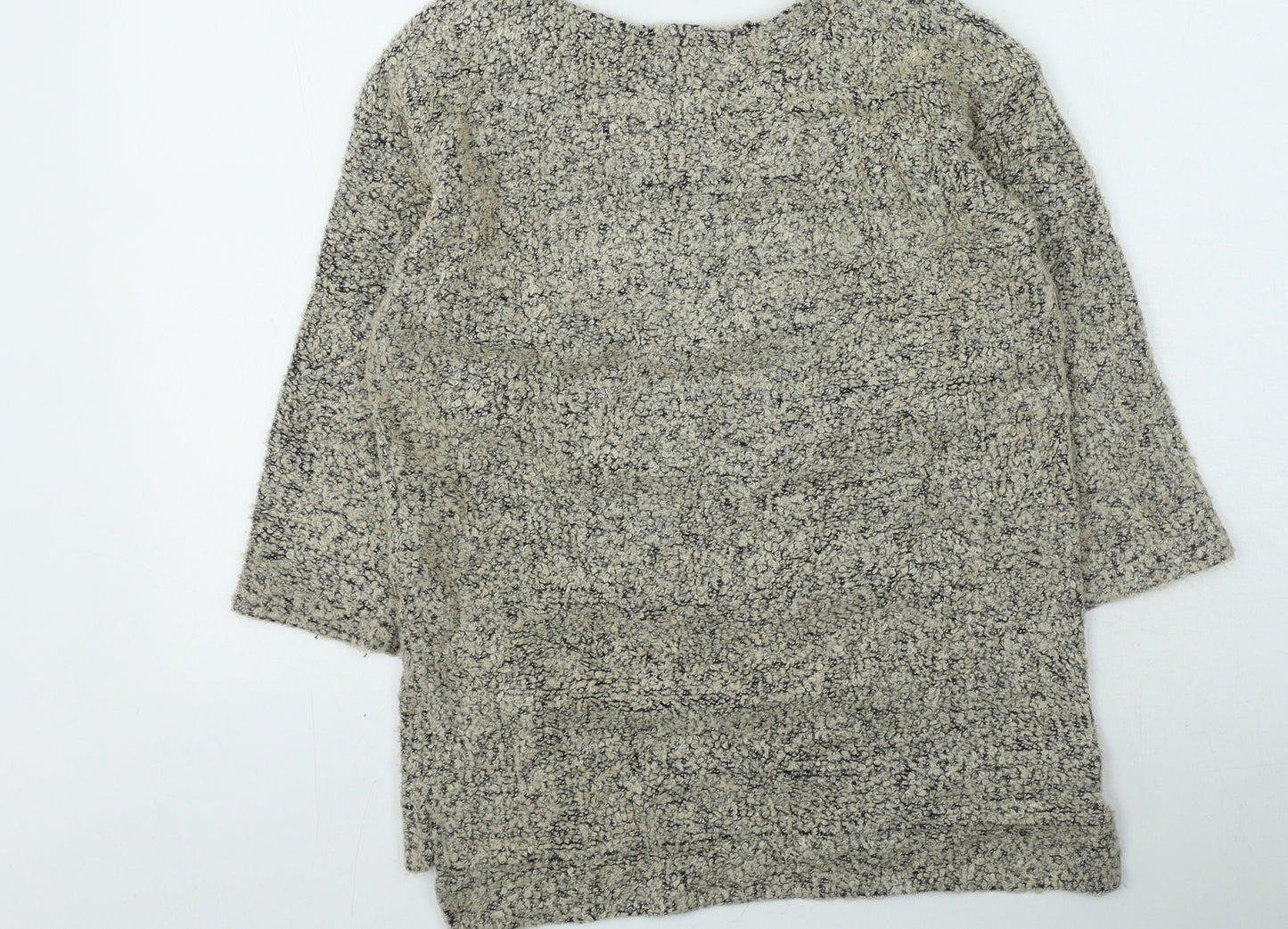 NEXT Womens Brown Round Neck  Acrylic Pullover Jumper Size 10