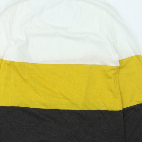 SheIn Womens Multicoloured Round Neck  Cotton Pullover Jumper Size M