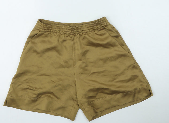 H&M Mens Gold Lyocell Sweat Shorts Size 24 in L6 in Regular