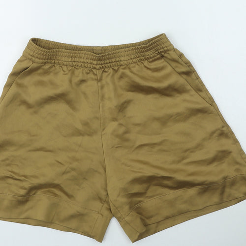 H&M Mens Gold  Lyocell Sweat Shorts Size 24 in L6 in Regular