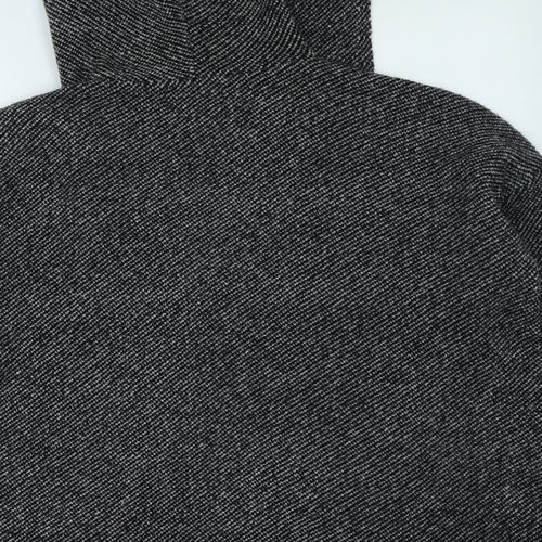 Centigrade Womens Grey V-Neck  Acrylic Cardigan Jumper Size M