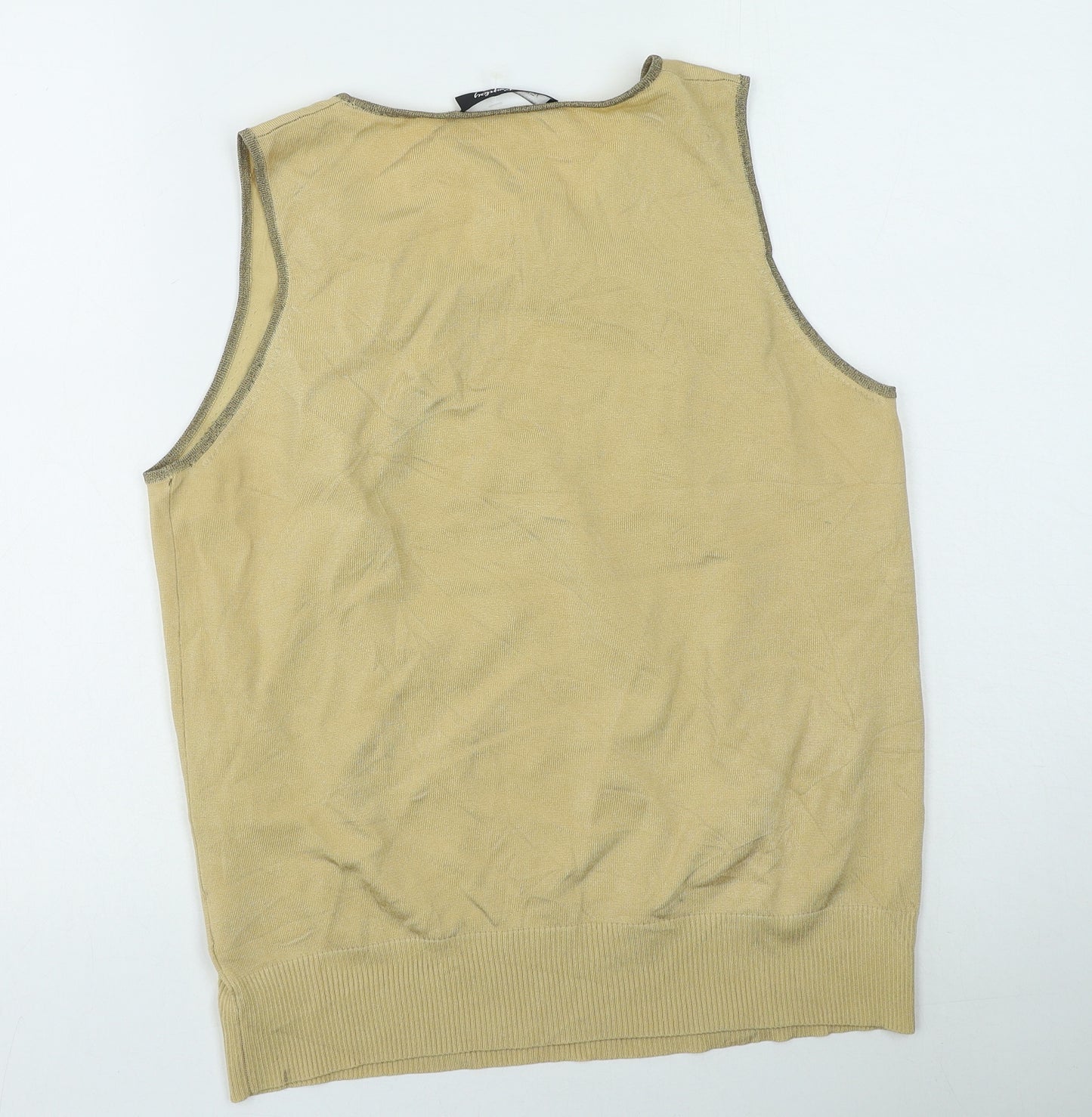 betty Womens Brown Polyamide Camisole Tank Size 18 V-Neck