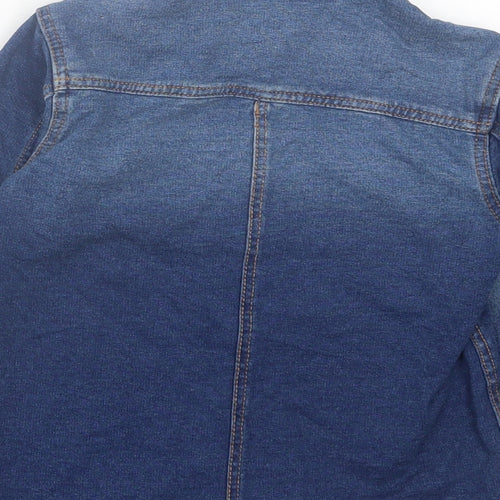 George Boys Blue  Cotton Basic Button-Up Size 2-3 Years Collared Button