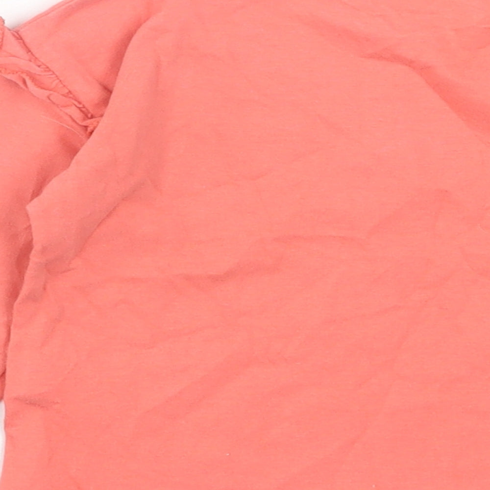 George Girls Pink  Cotton Basic Casual Size 2-3 Years Crew Neck Pullover - Minnie Mouse