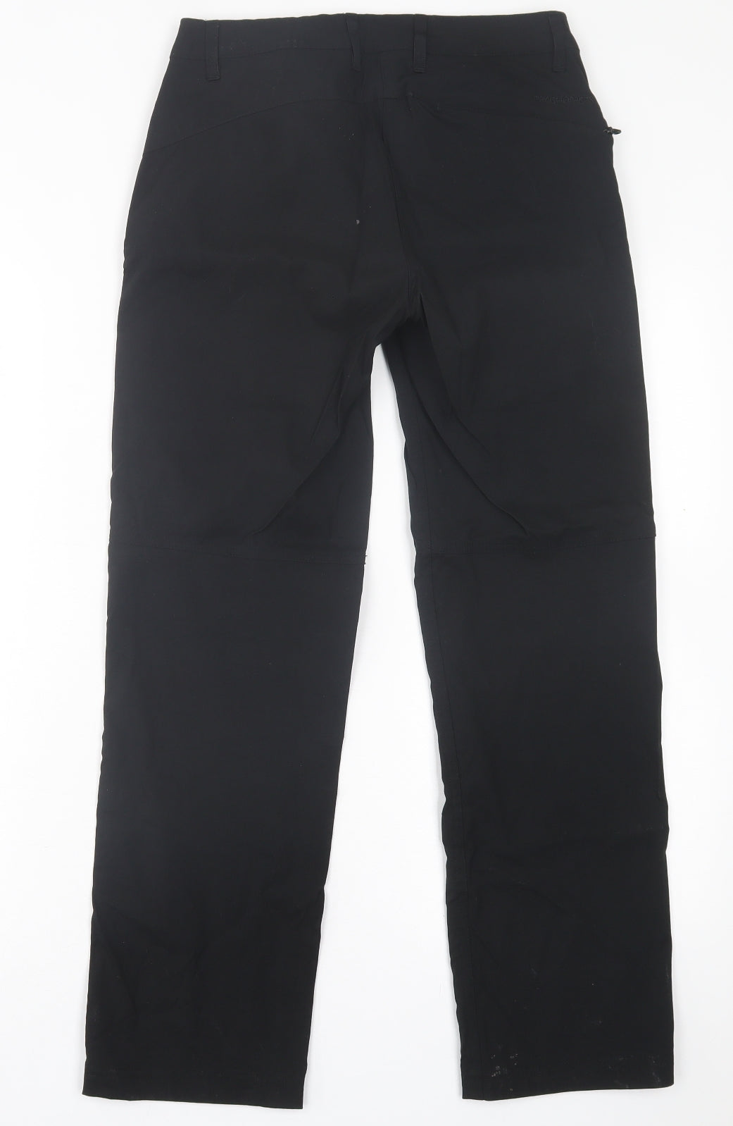 Craghoppers Womens Black  Polyamide Trousers  Size 8 L27 in Regular Button