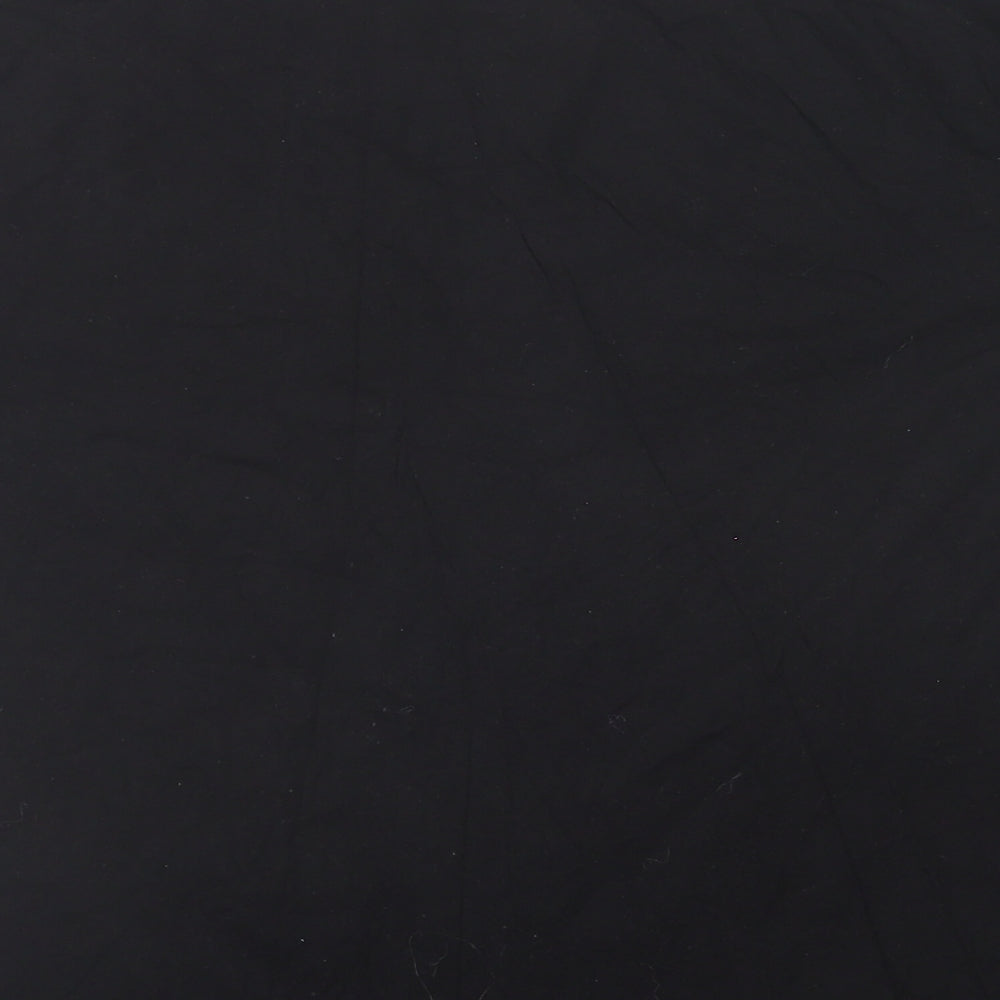 Pull&Bear Mens Black  Cotton  T-Shirt Size S Crew Neck  - The Rolling Stones