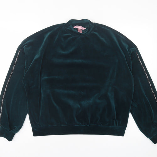 honkemoller Womens Green  Polyester Pullover Sweatshirt Size M  Pullover