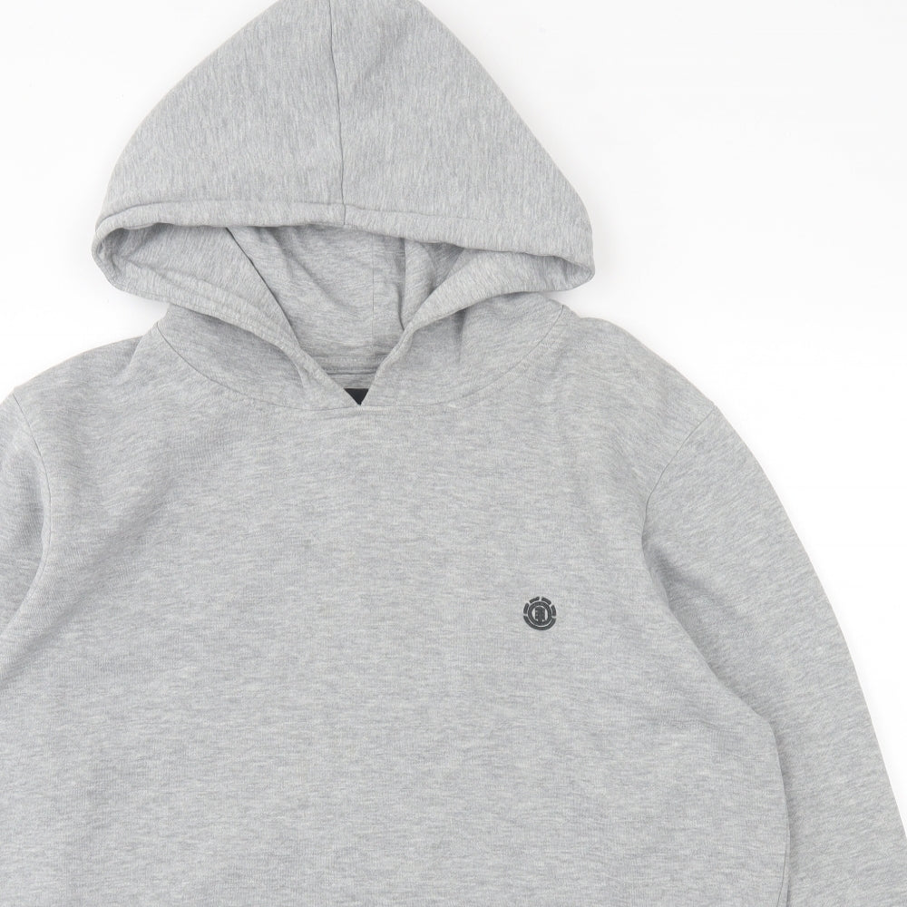 ELEMENTS Mens Grey  Cotton Pullover Hoodie Size XL