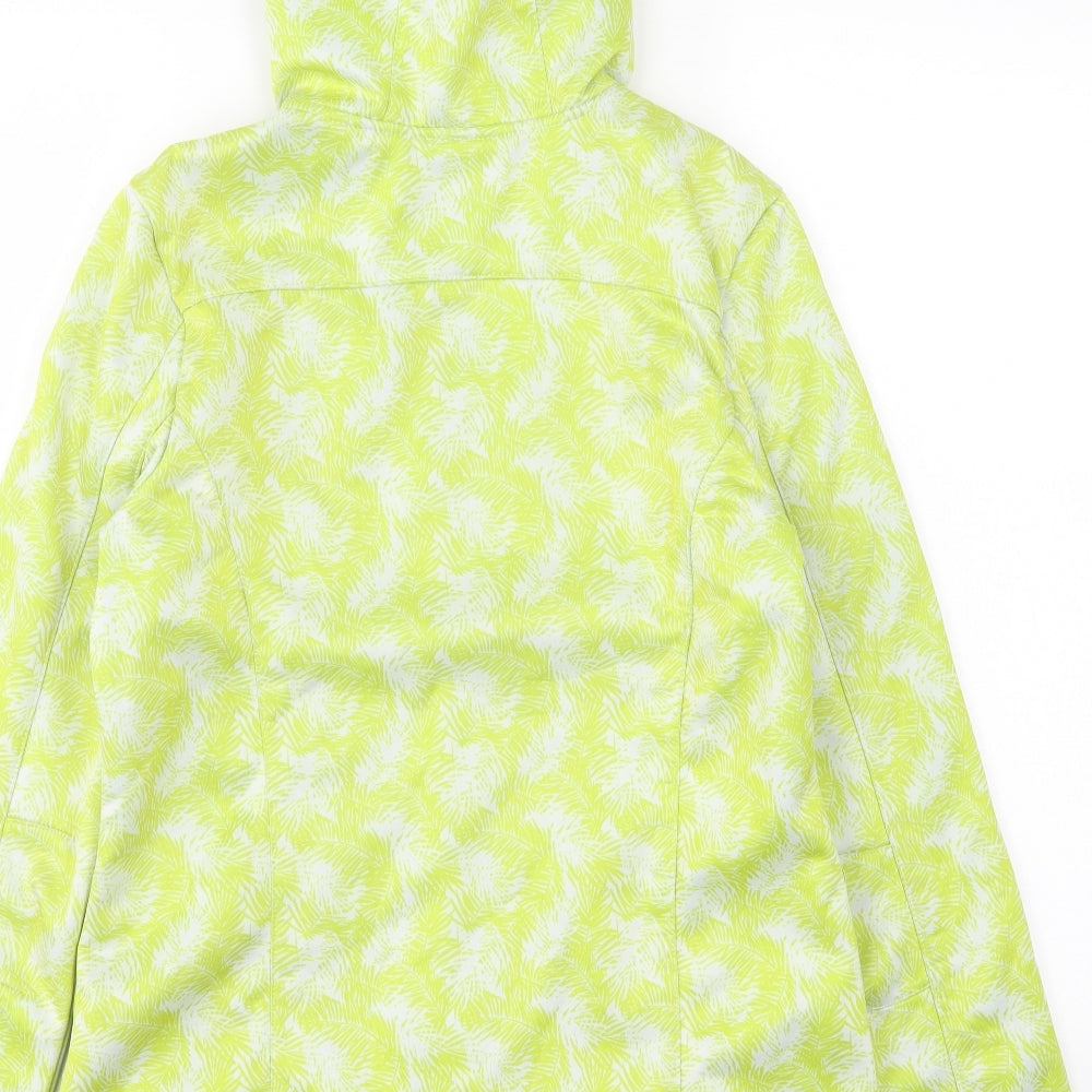 Crivit Womens Green Geometric  Jacket  Size S  Zip