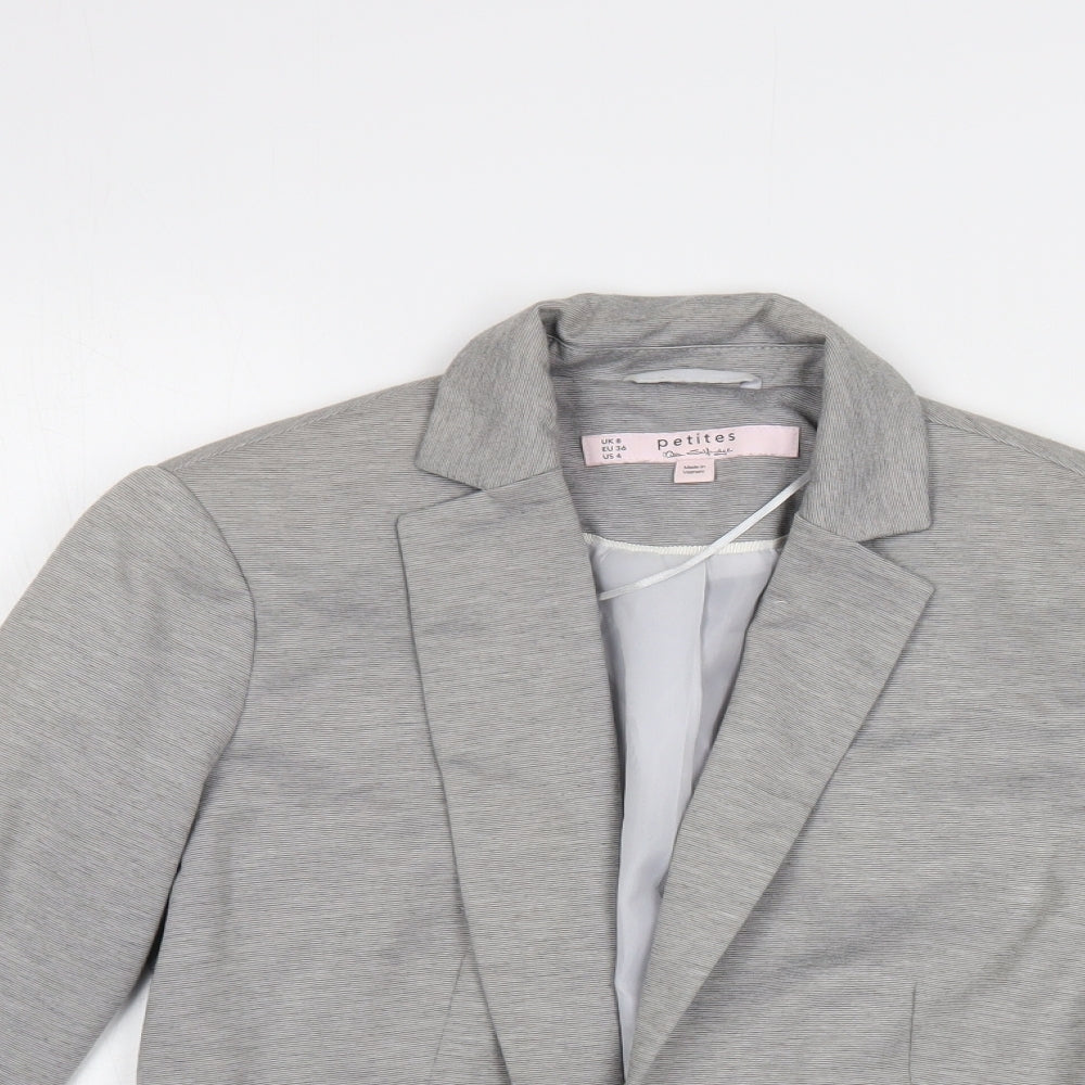Miss Selfridge Womens Grey   Jacket Blazer Size 8