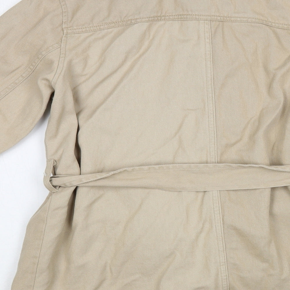 New Look Womens Beige   Jacket  Size 12  Zip