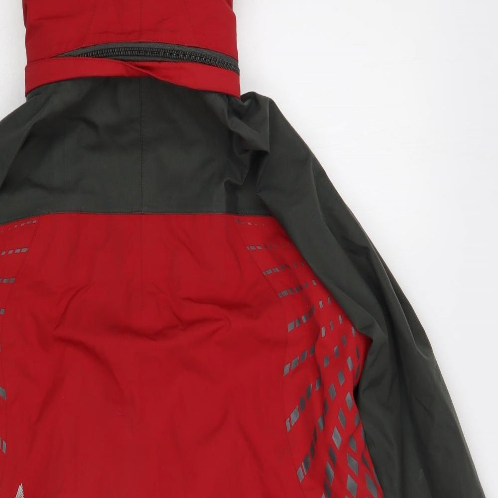 Billabong Mens Red   Windbreaker Jacket Size M  Zip