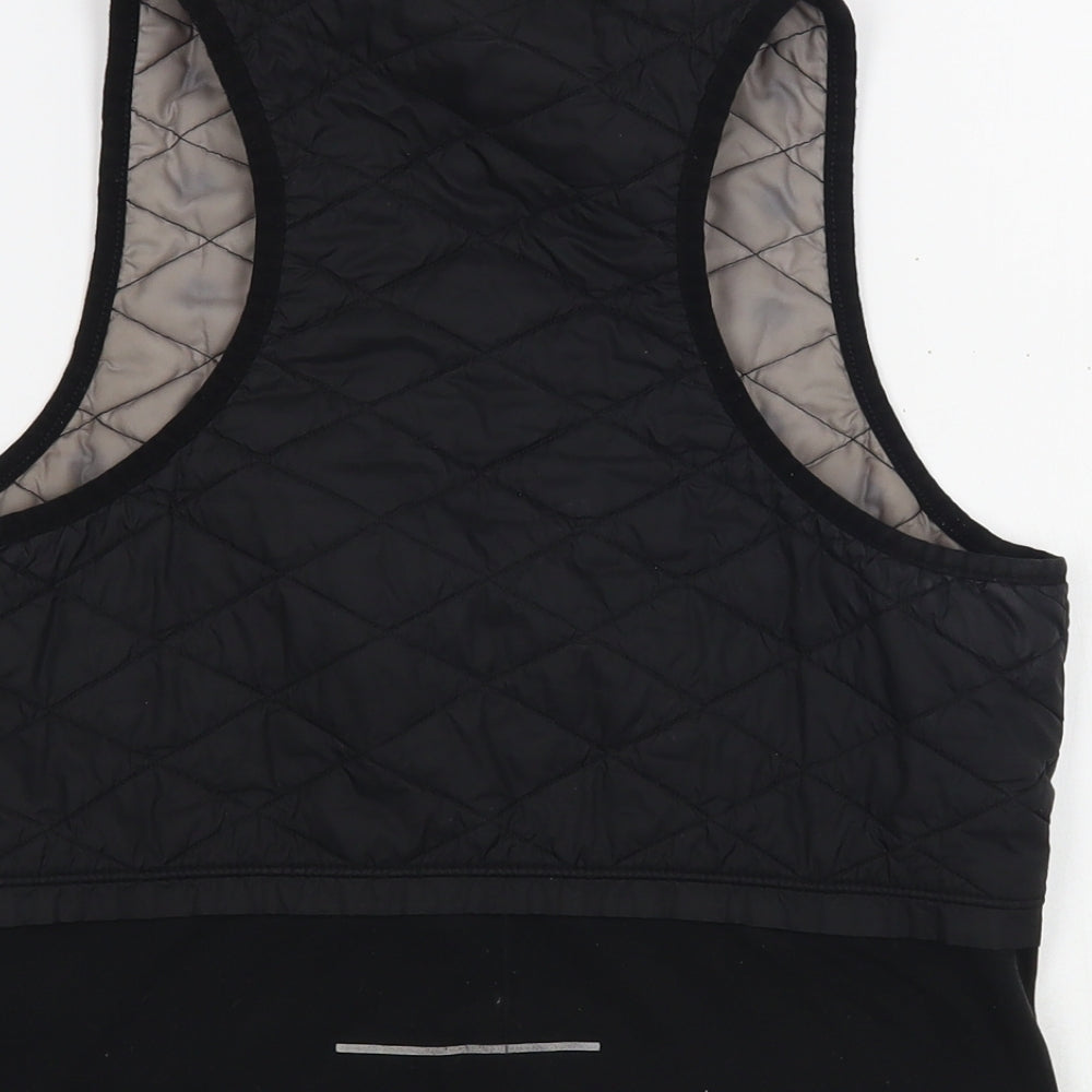 Nike Womens Black   Gilet Waistcoat Size S  Zip