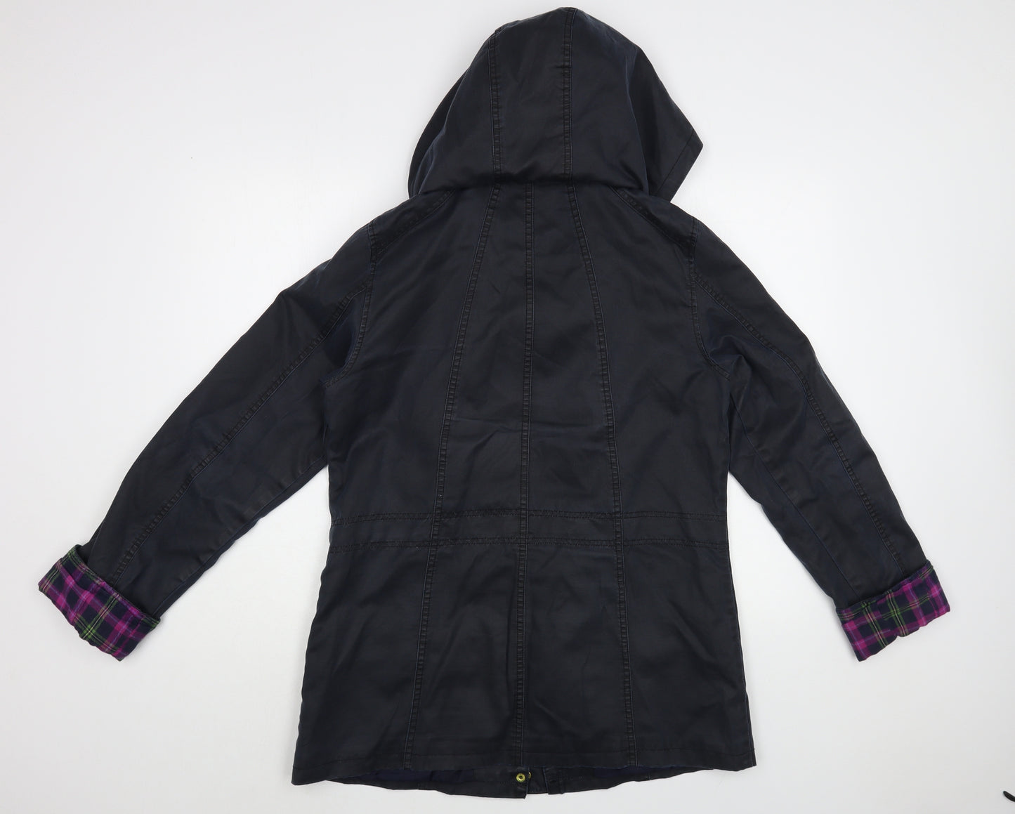 George Womens Blue   Parka Jacket Size 14  Zip - Coated