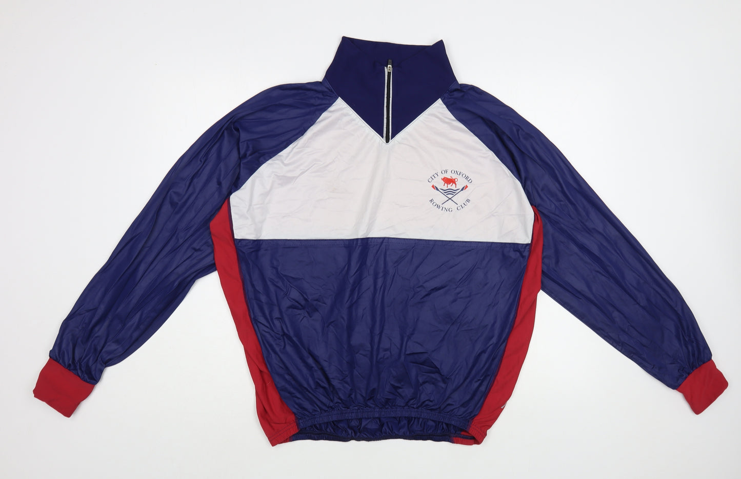 New Wave Mens Blue  Polyester Pullover Sweatshirt Size XL   - Oxford Rowing Club