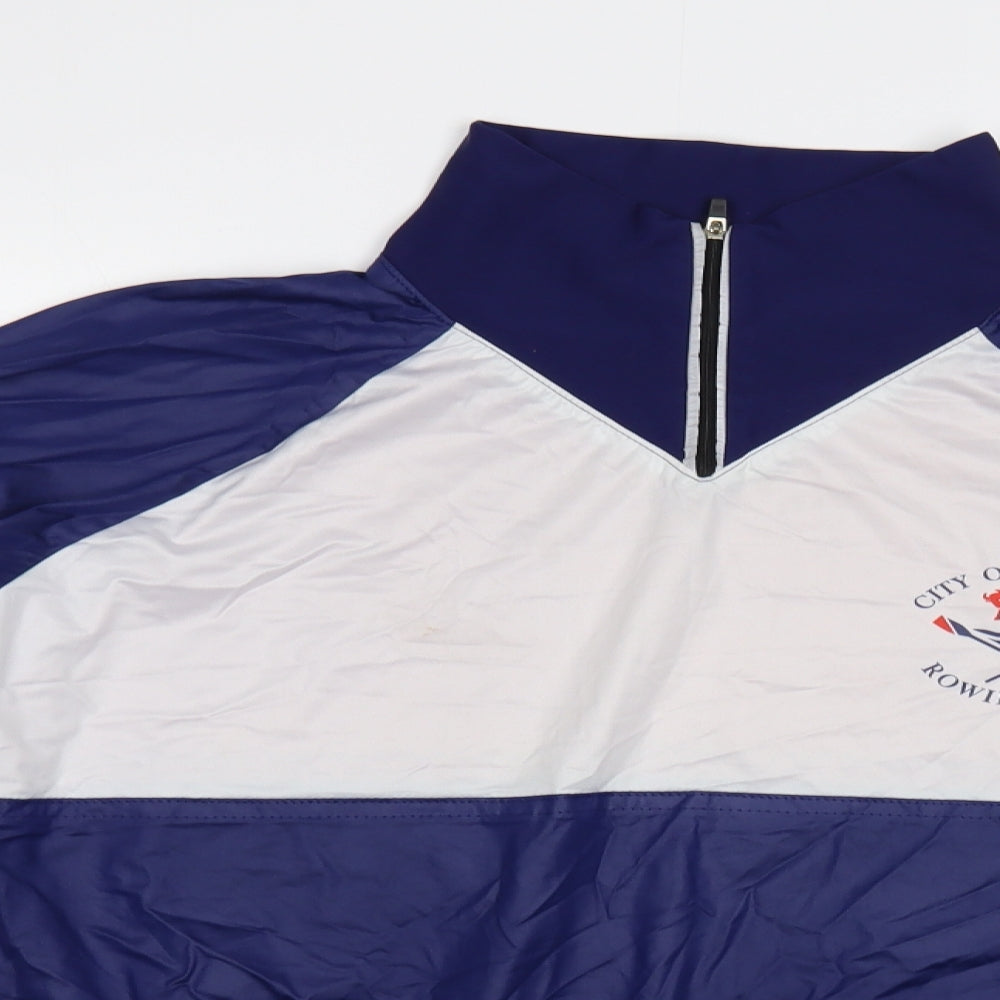 New Wave Mens Blue  Polyester Pullover Sweatshirt Size XL   - Oxford Rowing Club