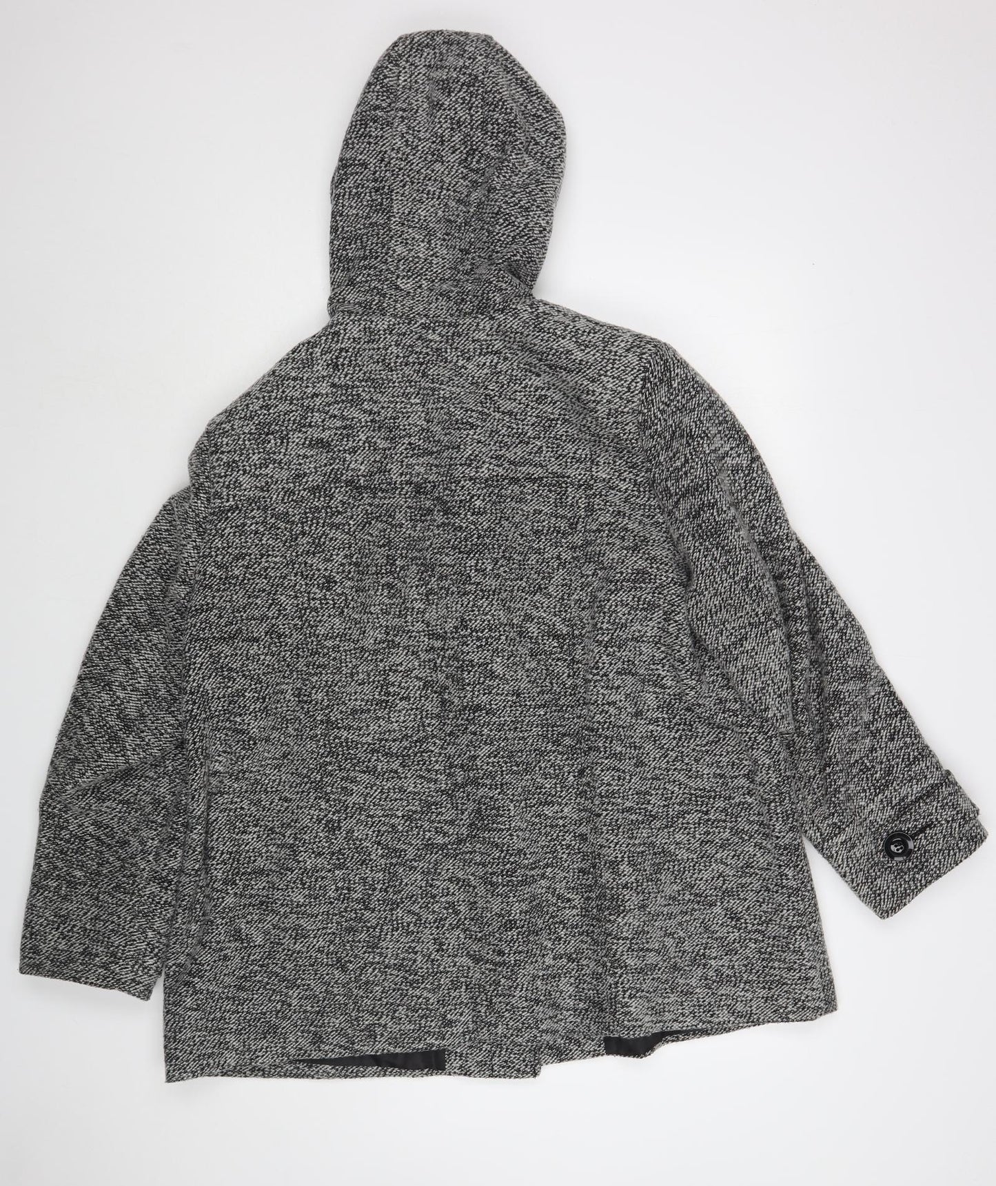 Capsule   Womens Grey   Pea Coat Coat Size 24  Button