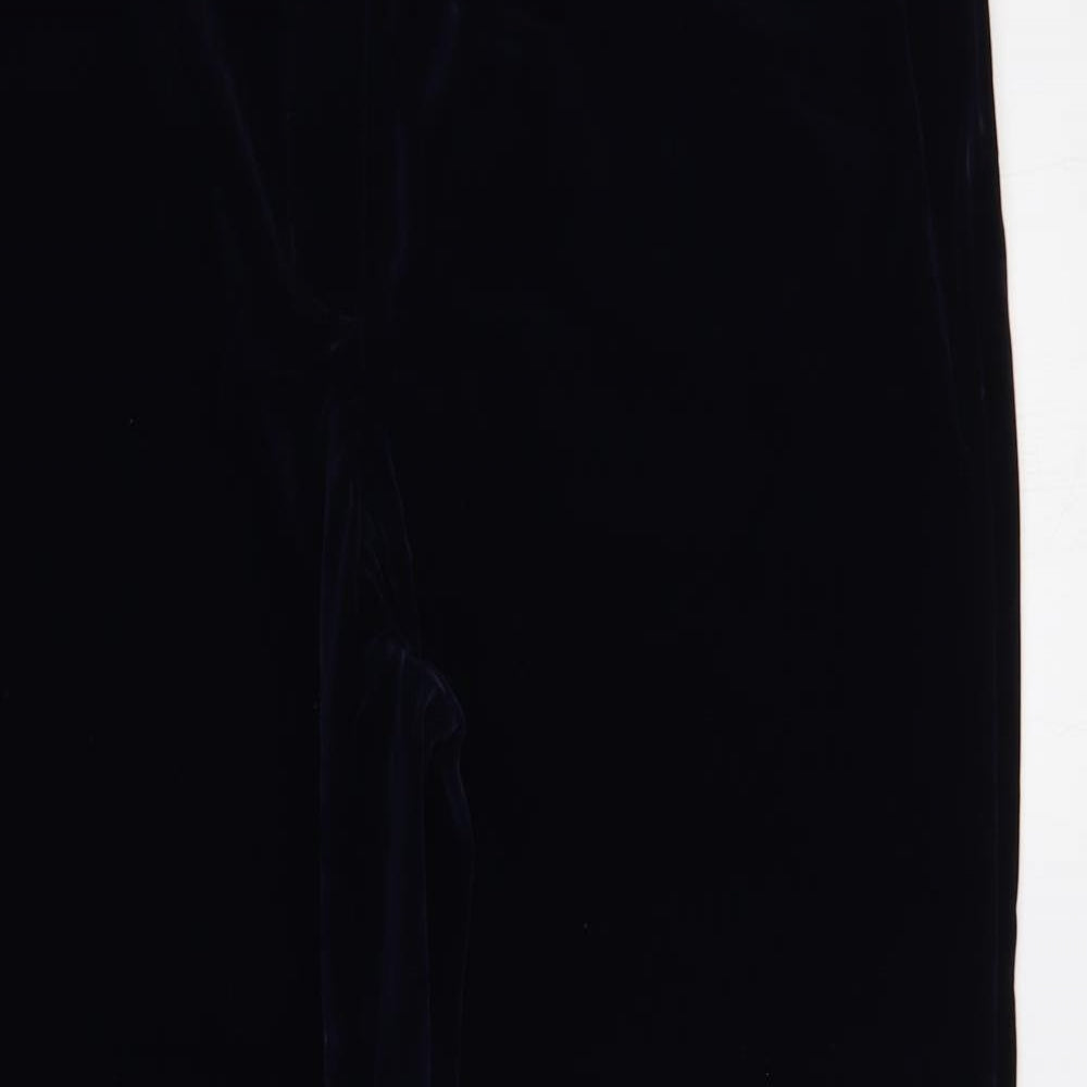 Best Basics  Womens Blue  Polyester Trousers  Size 18 L29 in Regular Button