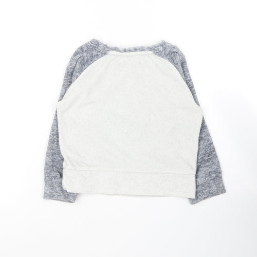 Nutmeg Baby Grey Solid Polyester Cami Pyjama Top Size 18-24 Months