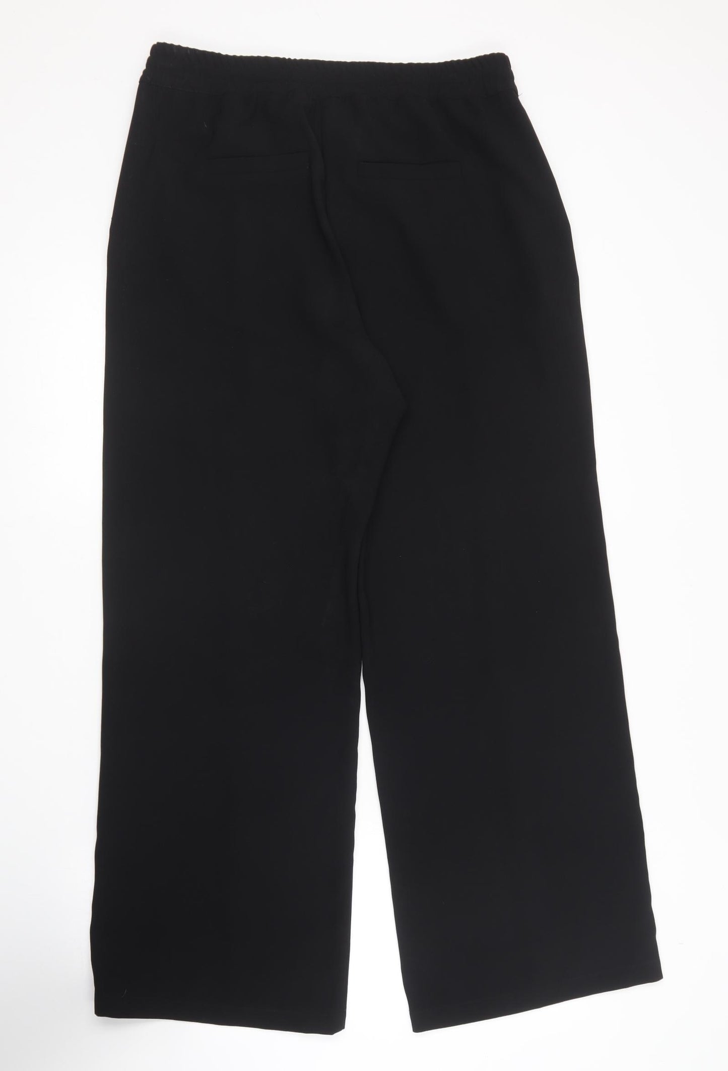 John Lewis Womens Black  Polyester Trousers  Size 12 L29 in Regular