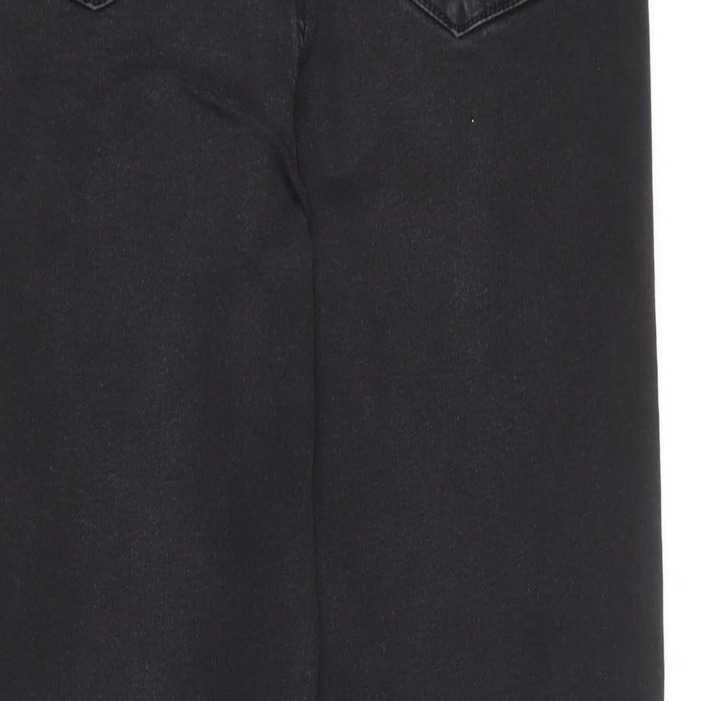 Denim Co  Womens Black  Cotton Jegging Trousers Size 16 L27 in Regular