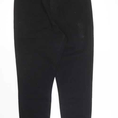 Denim Co  Womens Black  Cotton Jegging Trousers Size 16 L22 in Regular